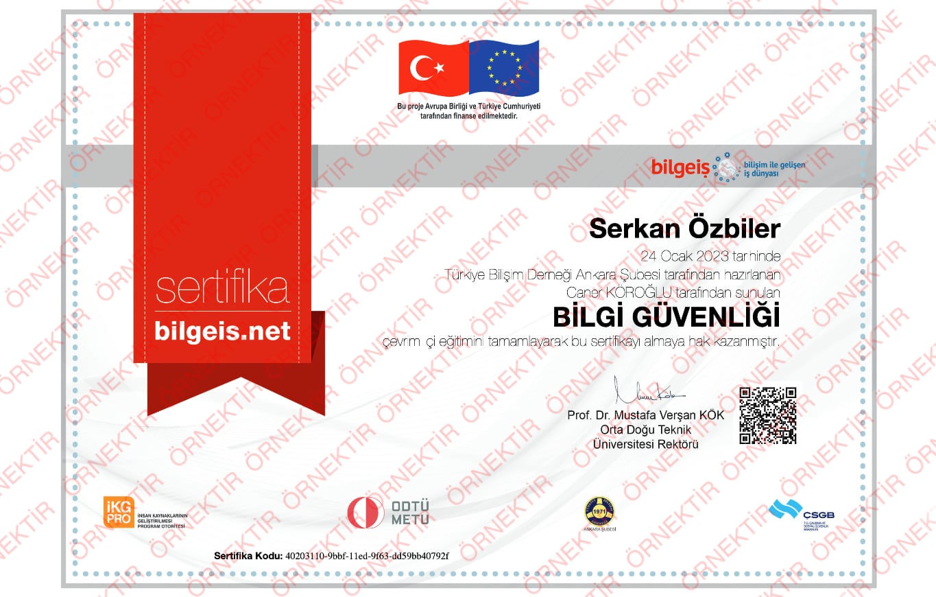 Bilgi Güvenliği